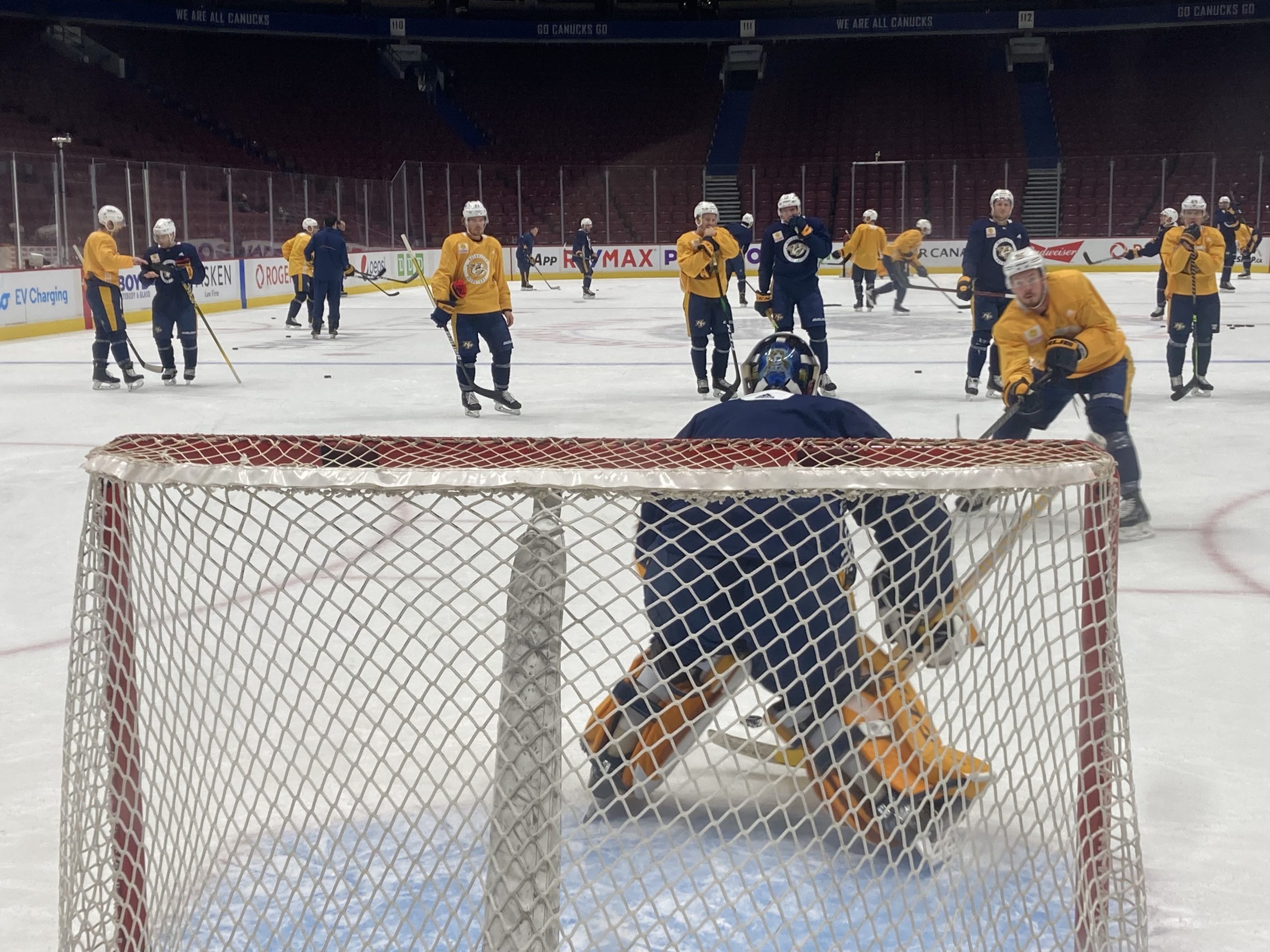 Vancouver Canucks foe, Predators